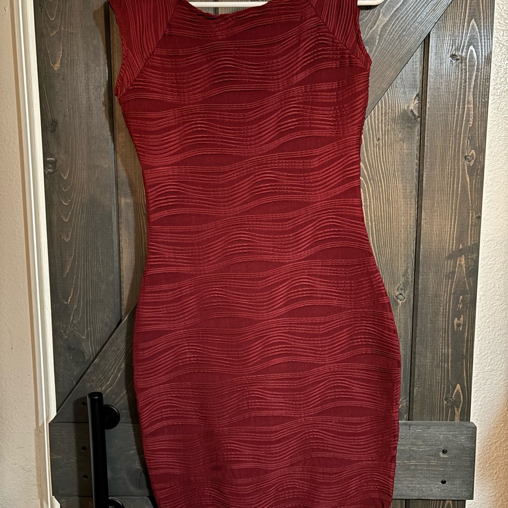Elegant Red Bodycon Dress